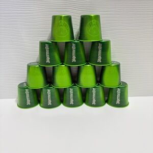 Jagermeister Color Changing Shot Glasses Aluminum 14pc